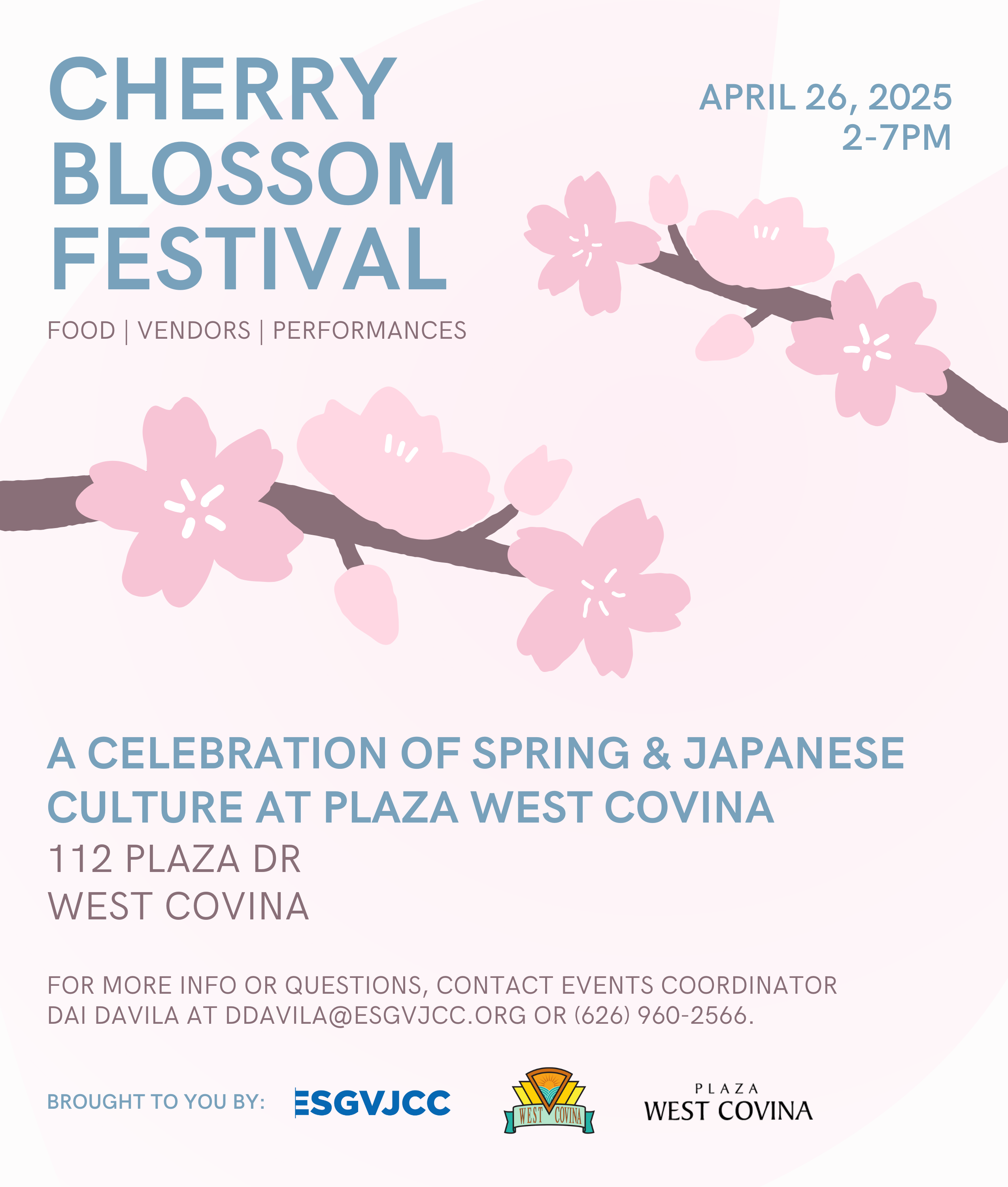 2025 Cherry Blossom Festival East San Gabriel Valley